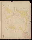 Daubeuf-près-Vatteville. Tableau d'assemblage du Plan Parcellaire de la Commune de Daubeuf. _ Canton des Andelys - Andelys - Eure. _ Terminé sur le terrain en 1830, sous l'administration de M. Le Vicomte Raymond Delaitre, Préfet - M. Carrière, Maire et sous la direction de M. Marel, Directeur des Contributions directes. _ - M. Hautier, Géomètre en chef. _ Par M. Gérard, Géomètre de 1re classe