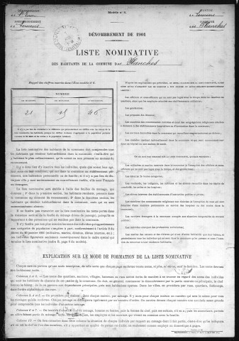 PLANCHES(LES) 1901