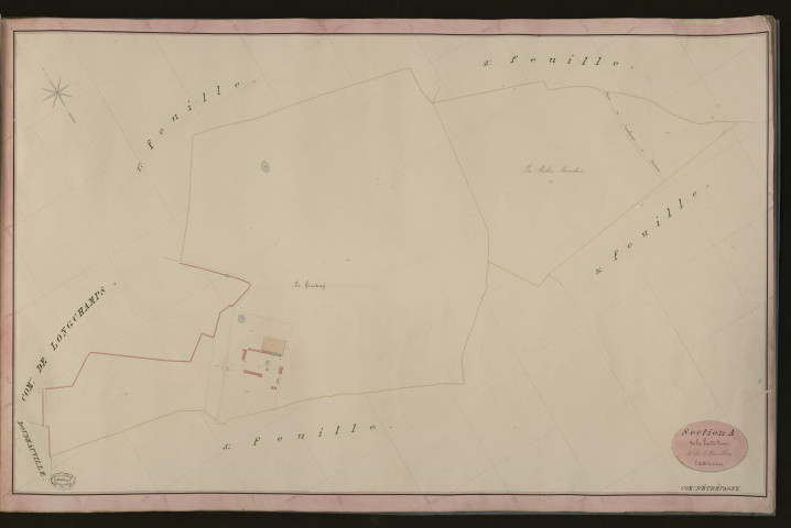 Etrépagny. Section A _ de la Lande Vinet _ 4e de 5 Feuilles