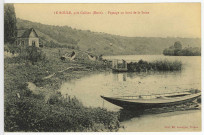 Villers-sur-le-Roule. Paysage au bord de la Seine.