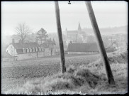 Vue sur l'abbaye Saint-Georges de Saint-Martin-de-Boscherville (Seine-Maritime).