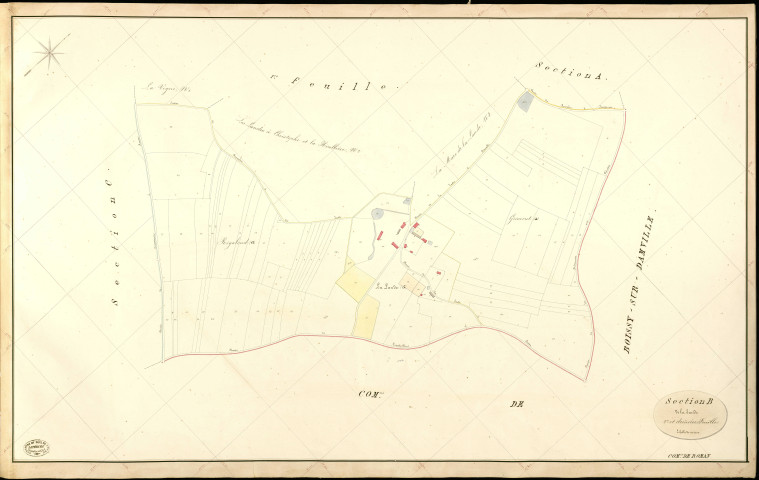 Roman. Section B _ de la Lande _ 2e et dernière Feuille