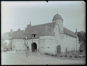 Porche d'entrée du manoir d'Ango de Varengeville-sur-Mer (Seine-Maritime).