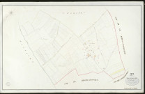 Notre-Dame-du-Hamel. Section B _ de la Mésangère _ 2ème et dernière feuille _ Echelle de 1 à 2500