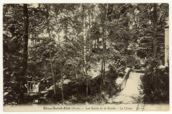 Bézu-Saint-Eloi. Les Bords de la Bonde. La Chute.
