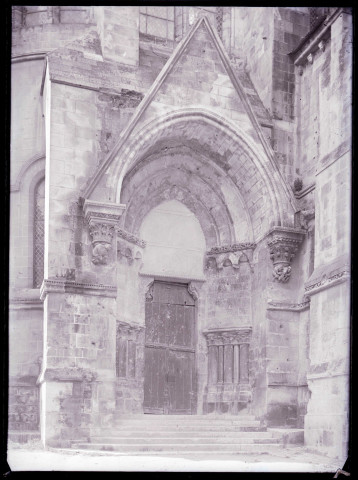 Portail Saint-Eutrope de l'église Notre-Dame de Noyon (Oise).