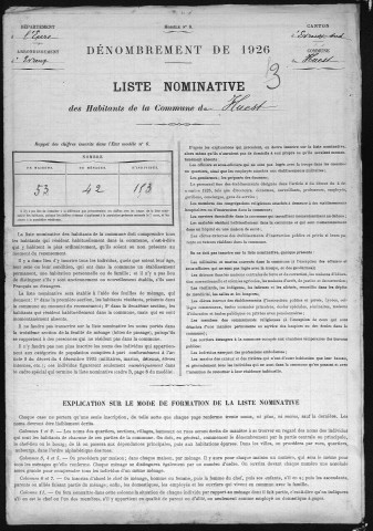 HUEST 1926
