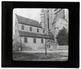 Église Notre-Dame de la Basse-Œuvre à Beauvais (Oise), côté nord.
