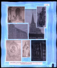 "Églises rurales du département de l'Eure" du chanoine Bonnenfant tome II, planche CIII Saint-André-de-l'Eure (Eure), Saint-Aubin-d'Écrosville (Eure), Saint-Aubin-sur-Gaillon (Eure) et Saint-Aubin-le-Vertueux (Eure).