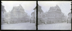 Rue d'une ville d'Alsace.