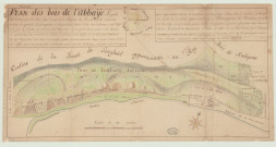 Radepont - 1- "Plan des bois de l'abbaye royale de Fontaine-Guérard". * 2- "Plan des bois de l'abbaye royale de Fontaine-Guérard". * 3- "Plan géométrique des bois, terres labourables…". *