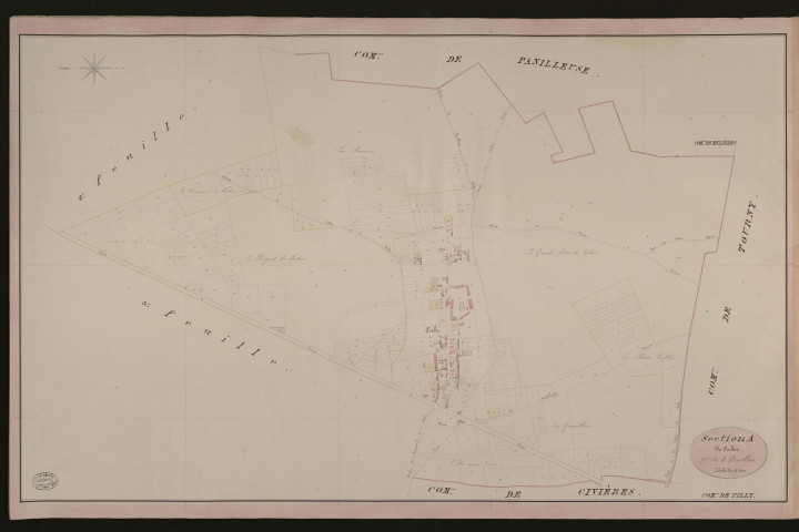 Tilly. Section A _ de Corbie _ 1re de 3 Feuilles