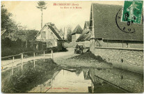 Heubécourt. La Mare et la Route.