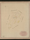 Berthenonville. Tableau d'assemblage du Plan Parcellaire de la Commune de Berthenonville. _ Canton d'Ecos - Andelys, Eure. _ Terminé sur le terrain le 10 juin 1836, sous l'administration de M. A. Passy, Préfet - M. Chauvet, Maire et sous la direction de M. Marel, Directeur des Contributions directes. _ - M. Le Fébure, Géomètre en Chef. _ Par M. Pézien, Géomètre de 1re classe.