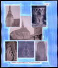 "Églises rurales du département de l'Eure" du chanoine Bonnenfant tome I, planche LXXII Harcourt (Eure), La Haye-Aubrée (Eure) et La Haye-Saint-Sylvestre (Eure).