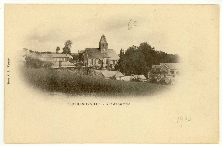 Berthenonville. Vue d'ensemble.