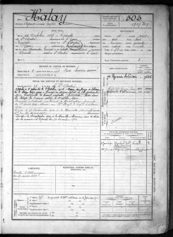 Evreux. Registre - Tome 2 (1907)