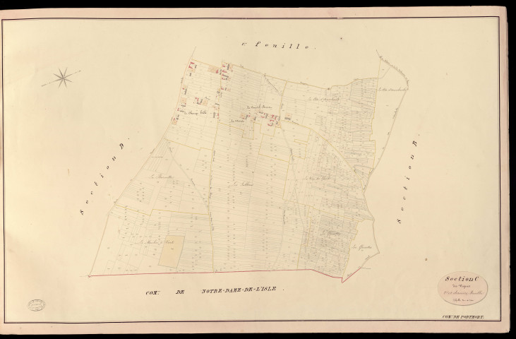 Port-Mort. Section C _ des Vignes _ 2e et dernière Feuille