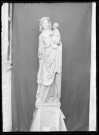 Statue de Vierge à l'enfant de l'église de Fontenay (Eure).