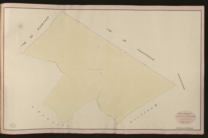 Bacqueville. Section C _ des Beaudoins et de la Grande Vallée _ 1re de 2 Feuilles