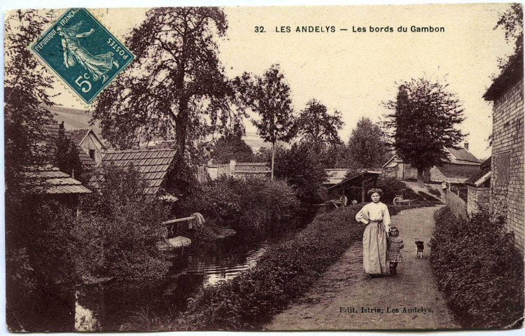 Andelys (Les). Les Bords du Gambon.
