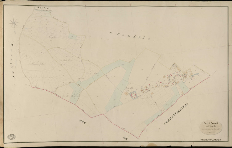 Bois-Arnault. Section D _ de l'Oraille _ 2e et dernière Feuille