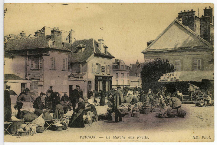 Vernon-Ville. Le Marché aux Fruits.