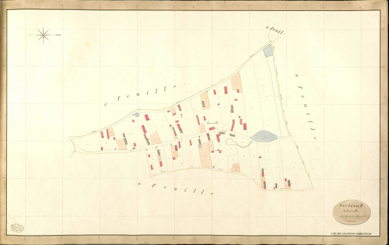 Graveron-Sémerville. Section B _ de Semerville _ 4e et dernière Feuille