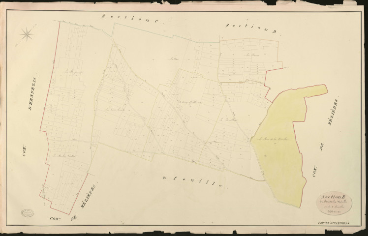 Guiseniers. Section E _ du Bois de la Viéville _ 1re de 2 Feuilles