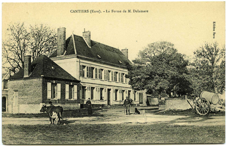 Cantiers. La Ferme de M. Delamare.