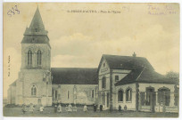 Saint-Pierre-d'Autils. Place de l'Eglise.