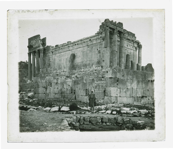 Ruines du temple de Bacchus à Baalbeck (Liban).