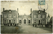 Fontaine-la-Soret. Ecoles et Mairie.
