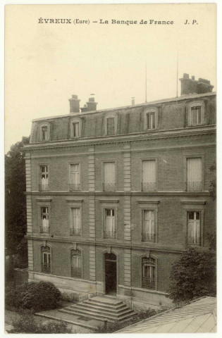 Evreux-Ville. La Banque de France.