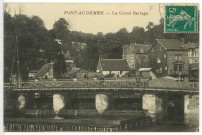 Pont-Audemer. Le Grand Barrage.
