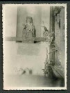 Statue de Vierge à l'Enfant dans l'église Notre-Dame de la Chapelle-Genevray (aujourd'hui La Chapelle-Réanville)