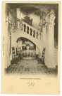 Ménilles. Escalier du Château de Ménilles.