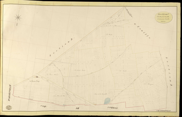 Epreville-près-le-Neubourg. Section C _ de la Mare de Neuville _ 3e et dernière Feuille