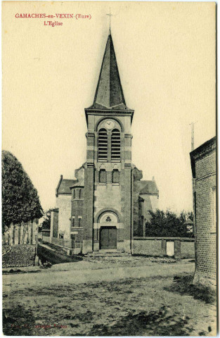 Gamaches-en-Vexin. L'Eglise.