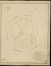 Surville. Tableau d'assemblage _ du Plan Parcellaire de la Commune de Surville _ Canton de Louviers - Louviers - Eure. _ Terminé sur le Terrain en 1823, sous l'administration de M. Le Vicomte Raymond Delaitre, Préfet _ M. Pestel, Maire _ et sous la Direction de M. Boullenger, Directeur des Contributions directes _ M. Hautier, Géomètre en Chef. _ Par M. Meunier, Géomètre de 1re classe.