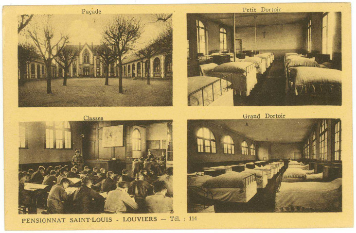 Louviers-Ville. Pensionnat Saint-Louis.