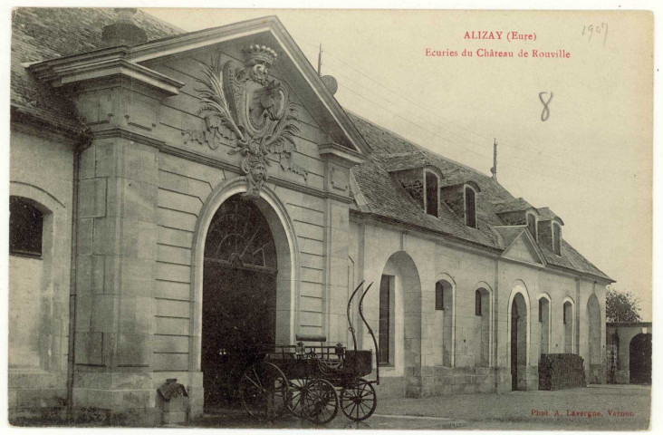 Alizay. Ecuries du Château de Rouville.