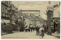 Etrépagny. Concours National de Pompes à Incendie et Festival de Musique. Grande Rue.