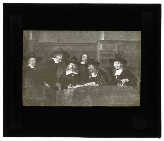 Musée d'Amsterdam (Pays-Bas), tableau de Rembrandt le « Syndic des Drapiers ».
