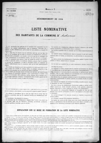 AUTHEVERNES 1936