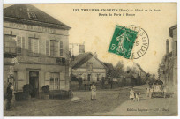 Thilliers-en-Vexin (Les). Hôtel de la Poste - Route de Paris à Rouen.