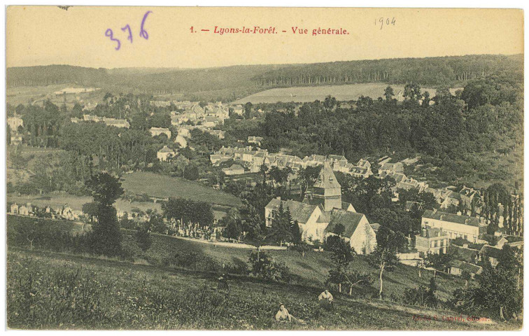 Lyons-la-Forêt. Vue générale.