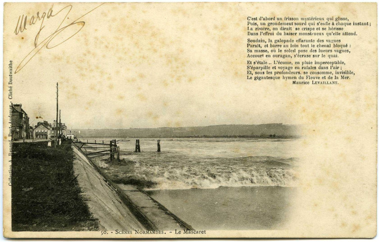 Divers. Scènes Normandes. - Le Mascaret.