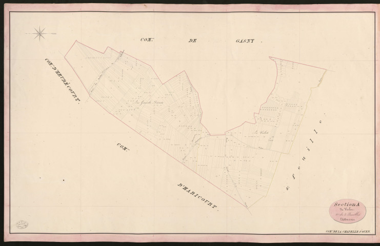 Chapelle-Saint-Ouen (La). Section A _ du Valot _ 1re de 2 Feuilles