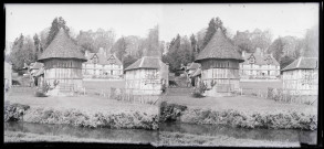 Manoir normand avec colombier.